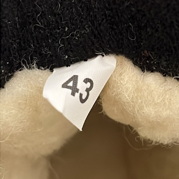 Attiba Black Tall Snow Boots Velcro Men’s 8 or Women’s 10 EU Size 43 Above Ankle - Picture 14 of 15